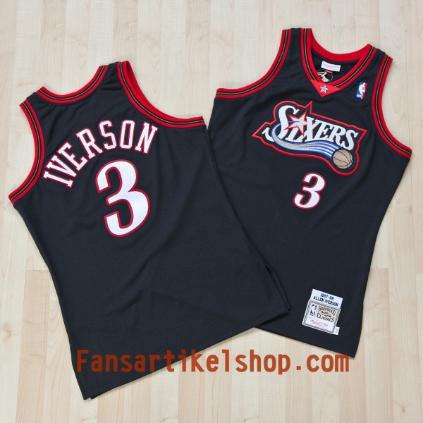 Herren NBA Philadelphia 76ers Trikot Allen Iverson 1997-98 Authentic Heimtrikot Swingman Herren NBA Philadelphia 76ers Trikot Allen Iverson 1997-98 Authentic Heimtrikot Swingman