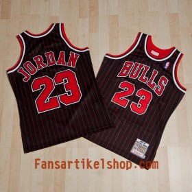 Herren NBA Chicago Bulls Trikot Michael Jordan 1995-96 Ausweichtrikot Authentic Swingman