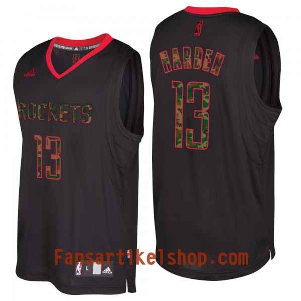 Herren NBA Houston Rockets Trikot James Harden in Camouflage-Optik Swingman Herren NBA Houston Rockets Trikot James Harden in Camouflage-Optik Swingman