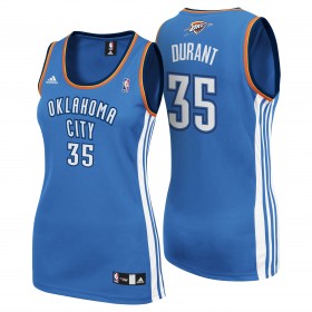 Dame NBA Oklahoma City Thunder Trikot Kevin Durant Auswärtstrikot Swingman