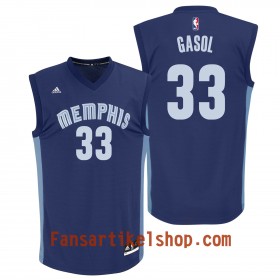 Herren NBA Memphis Grizzlies Trikot Marc Gasol Auswärtstrikot Swingman