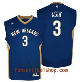 Herren NBA New Orleans Pelicans Trikot Omer Asik Auswärtstrikot Swingman