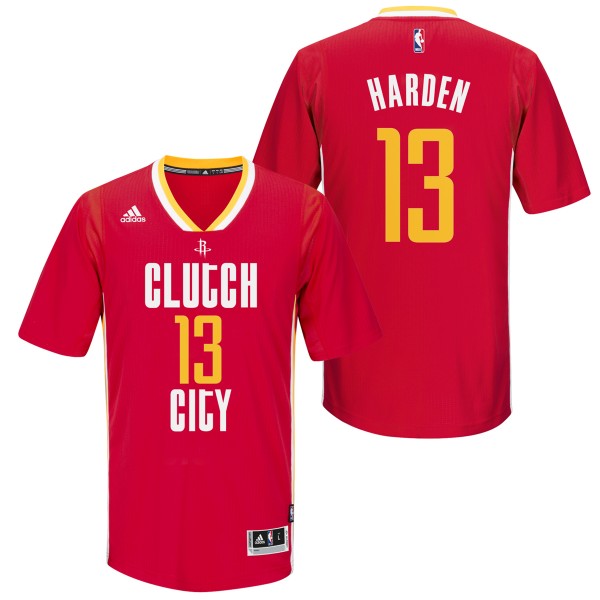 Herren NBA Houston Rockets Trikot James Harden Pride Swingman