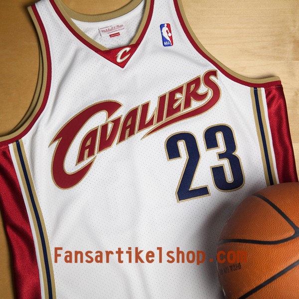 Herren NBA Cleveland Cavaliers Trikot Lebron James 2003-04 Rookie Authentic Heimtrikot Swingman Herren NBA Cleveland Cavaliers Trikot Lebron James 2003-04 Rookie Authentic Heimtrikot Swingman