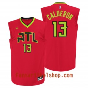 Herren NBA Atlanta Hawks Trikot Jose Calderon Auswärtstrikot Swingman