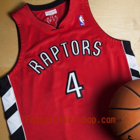 Herren NBA Toronto Raptors Trikot Chris Bosh 2003-04 Auswärtstrikot Rookie Authentic Swingman