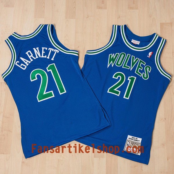 Herren NBA Minnesota Timberwolves Trikot Kevin Garnett 1995-96 Authentic Auswärtstrikot