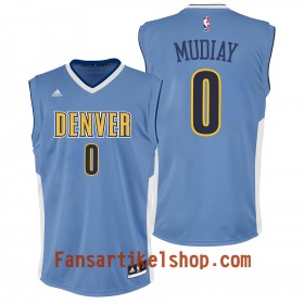 Herren NBA Denver Nuggets Trikot Emmanuel Mudiay Auswärtstrikot Swigman