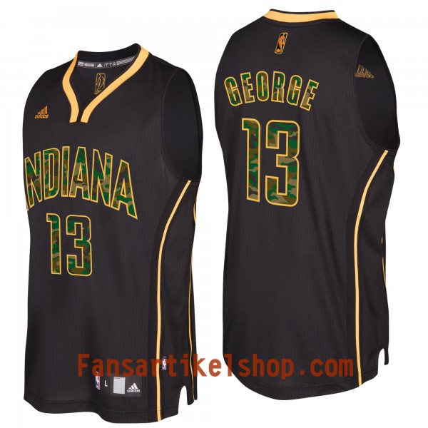 Herren NBA Indiana Pacers Trikot Paul George in Camouflage-Optik Swingman