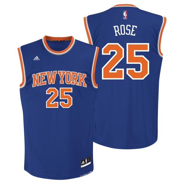 Herren NBA New York Knicks Trikot Derrick Rose Auswärtstrikot Swingman Herren NBA New York Knicks Trikot Derrick Rose Auswärtstrikot Swingman