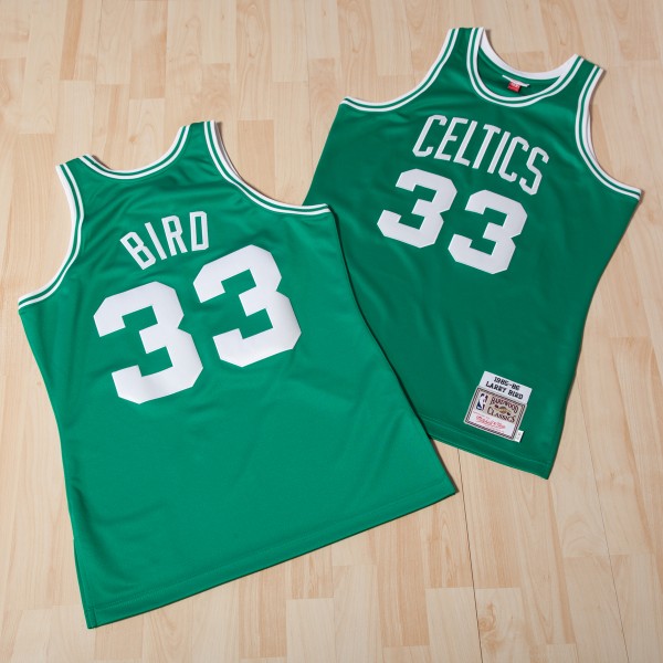 Herren NBA Boston Celtics Trikot Larry Bird 1985-86 Authentic Auswärtstrikot Swingman Herren NBA Boston Celtics Trikot Larry Bird 1985-86 Authentic Auswärtstrikot Swingman
