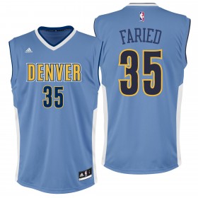 Herren NBA Denver Nuggets Trikot Kenneth Faried Auswärtstrikot Swigman