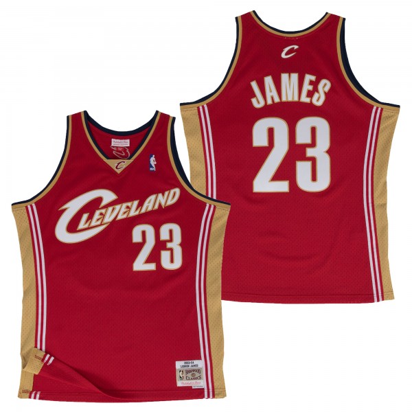 Herren NBA Cleveland Cavaliers Trikot LeBron James Hardwood Classics Auswärtstrikot Swingman Herren NBA Cleveland Cavaliers Trikot LeBron James Hardwood Classics Auswärtstrikot Swingman
