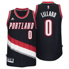 Herren NBA Portland Trailblazers Trikot Damian Lillard Auswärtstrikot Swingman