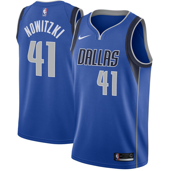 Herren NBA Dallas Mavericks Dirk Nowtizki Auswärtstrikot Swingman