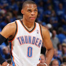 20 Rebounds Russell Westbrook gemittelt drei Doppel