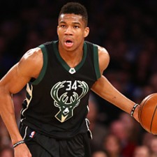 Giannis Antetokounmpo vor MVP-Talk aktiv
